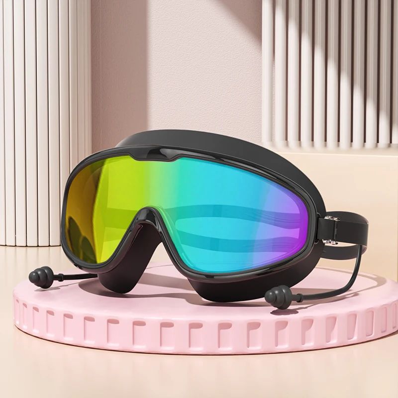 Large Frame Anti-Fog Swimming Goggles