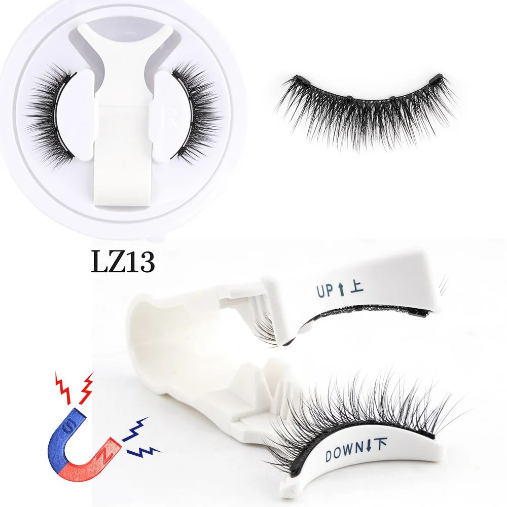 1 Pair Glue Free Magnetic Eyelash Reusable