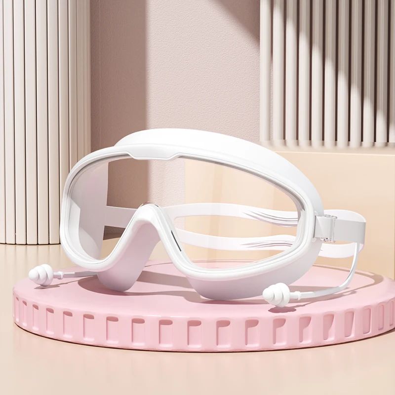 Large Frame Anti-Fog Swimming Goggles
