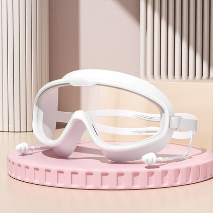 Large Frame Anti-Fog Swimming Goggles