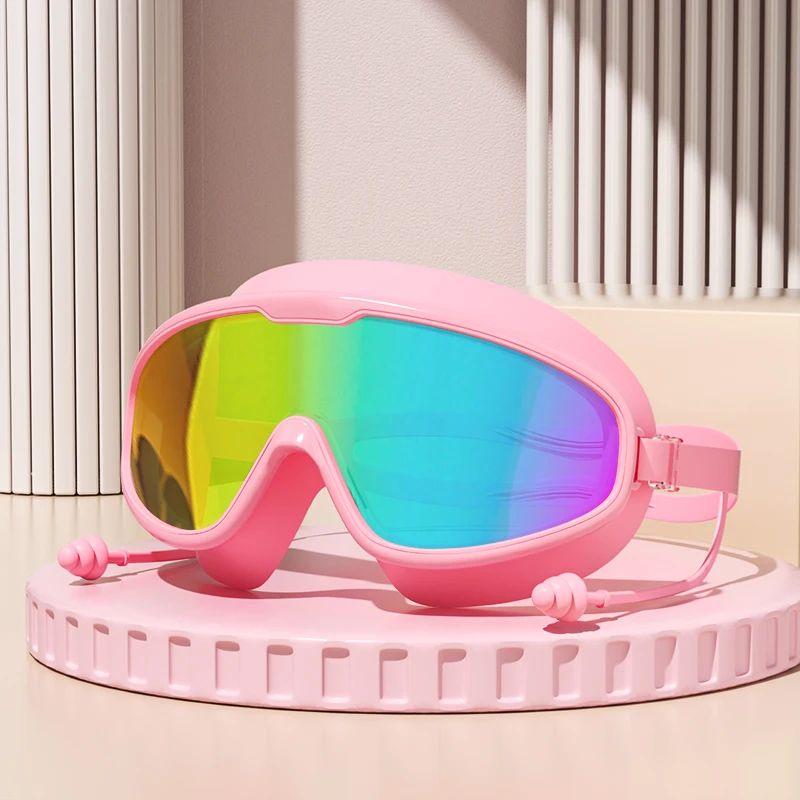 Large Frame Anti-Fog Swimming Goggles